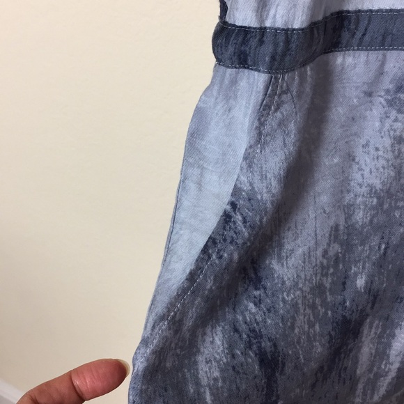 Calvin Klein Jeans Grey Tie Dye Sleeveless Romper - Picture 5 of 7